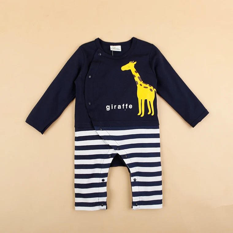 100% Cotton Baby rompers legged long sleeves baby clothing newborn cartoon Elephan Giraffe baby boy clothes girls roupas bebes HTB1zodMKFXXXXadaXXXq6xXFXXXb - 100% Cotton Baby rompers legged long sleeves baby clothing newborn cartoon Elephan Giraffe baby boy clothes girls roupas bebes