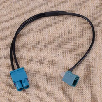 

CITALL Car Auto Inner 2 to 1 Double Fakra Radio Antenna Adapter to RCD330 Fit For SKODA COLUMBUS AUDI VW RNS RCD 510 310 315 210