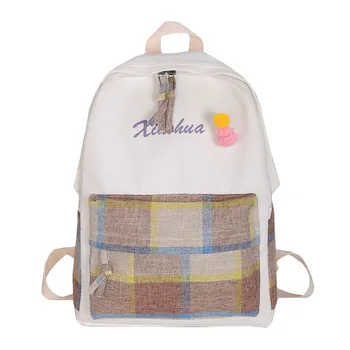 

OCARDIAN 2019 New Fashion Canvas Women Backpack Zipper High Quality Backpacks Large Capacity Travel School Bag Dropship 952418