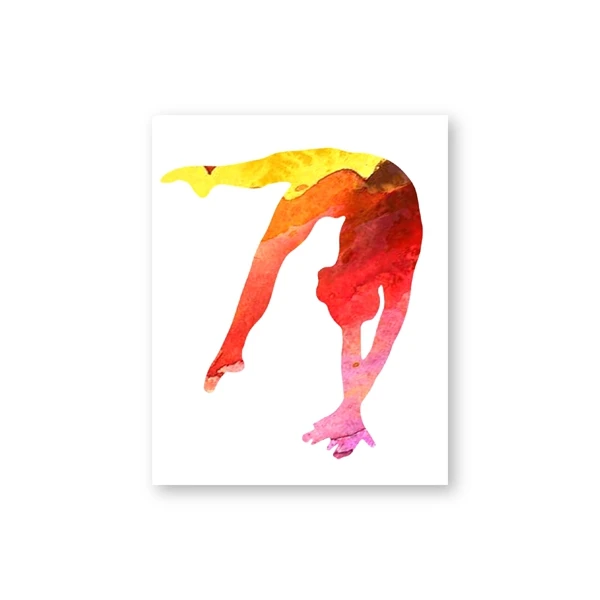 Gymnastics Wall Art Canvas Posters Prints Gymnast Quote Sign Painting