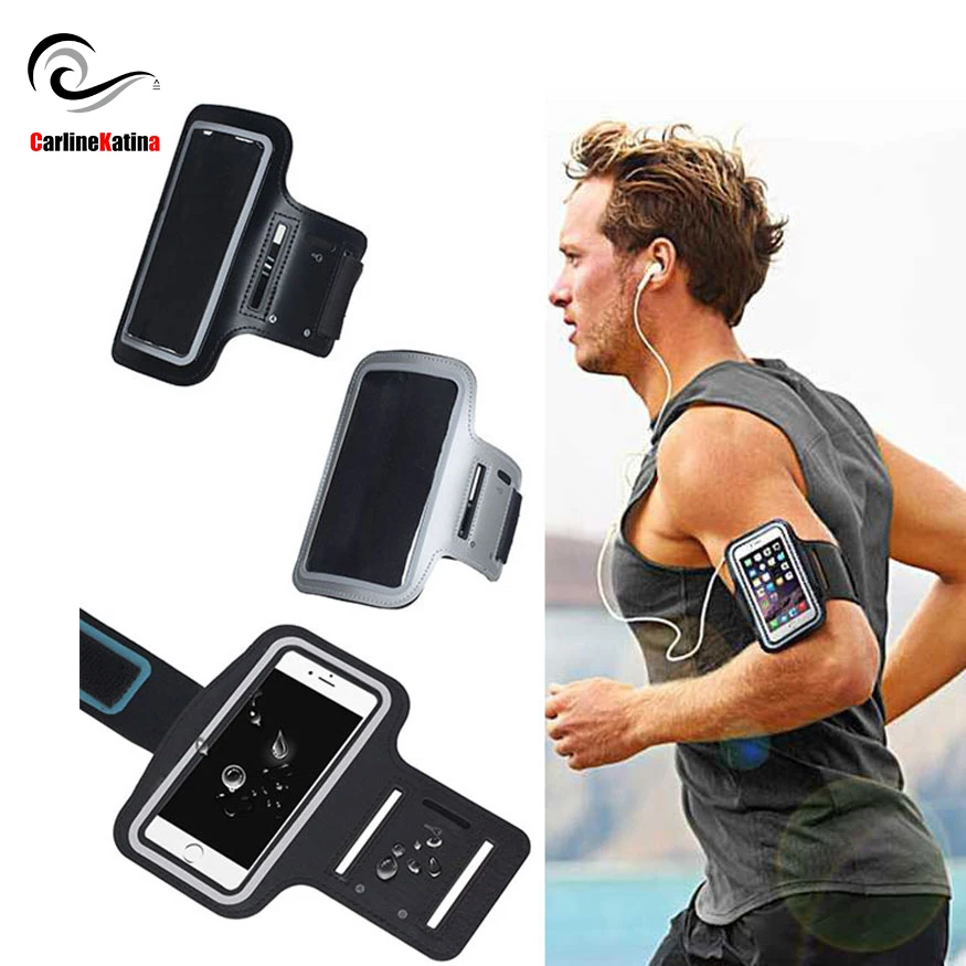 

BLACK Armband Arm Band For Samsung galaxy s8 a5 j7 2017 s9 plus j5 2016 note 9 8 s6 s7 edge a8 2018 Run Sports Phone Bag Case