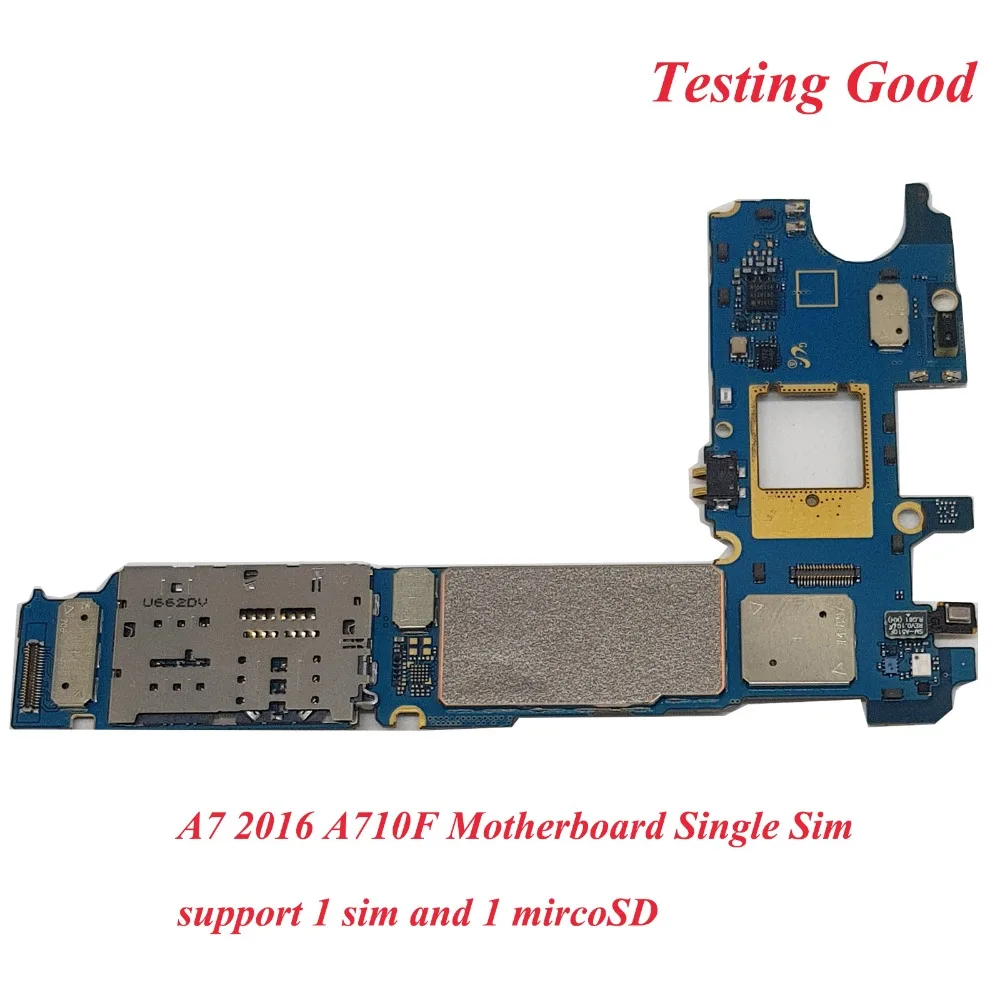 

Tehxv Original Unlocked MainBoard For Samsung Galaxy A7 A710F 2016 Unlock Motherboard (Support 1 sim and 1 mircoSD)