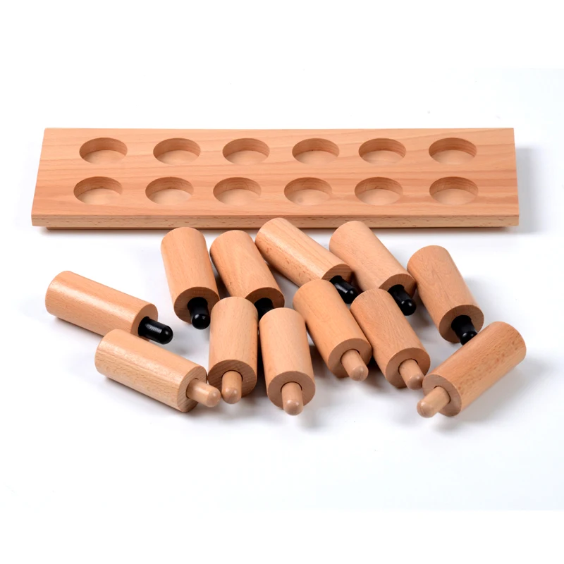 Baby Toy Montessori Pressure Cylinders Sensorial Early Childhood Education Preschool Kids Toys Brinquedos Juguetes