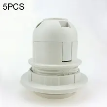 5 штук черно-белые 4A 250 V E27 карточки, держатель лампы CE Сертификация E27 разъем