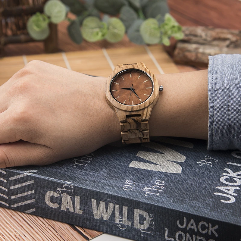

New simulate wood watch men quartz male sports Wristwatch Fashion Casual wooden Watches Neutral Clock high quality relojes A18