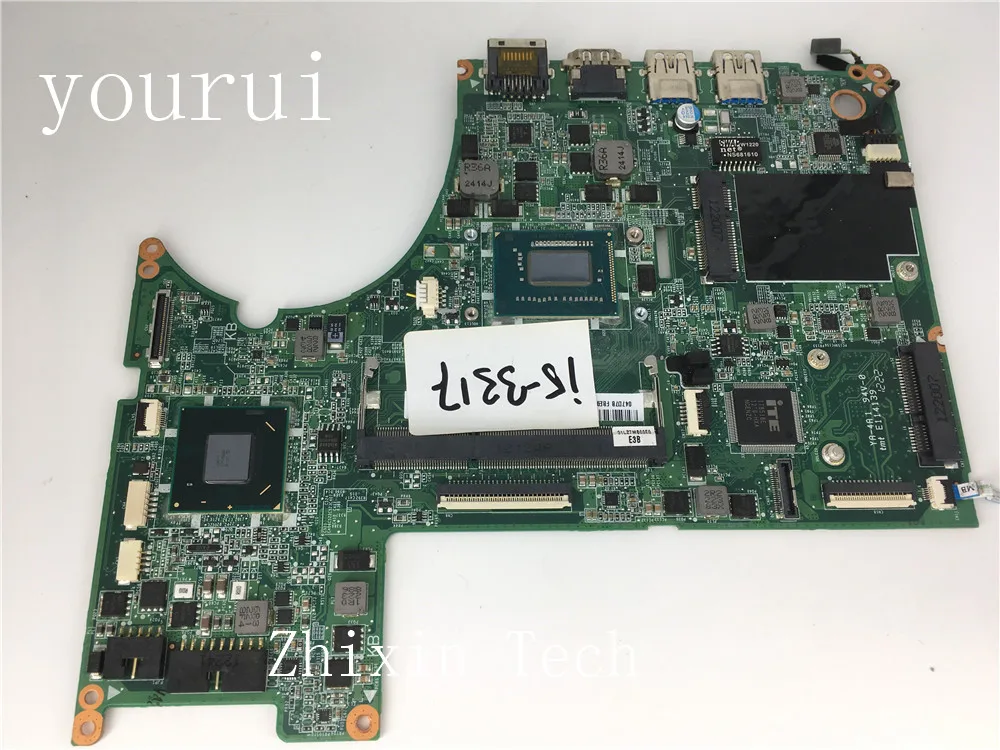 Yourui для Lenovo Ideapad U310 материнская плата портативного компьютера с i5 3317u процессор