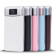 Quick Charge power Bank 30000mAh 2 USB lcd Портативный внешний аккумулятор комплект для мобильного телефона зарядное устройство для iPhone XS samsung Xiaomi LG