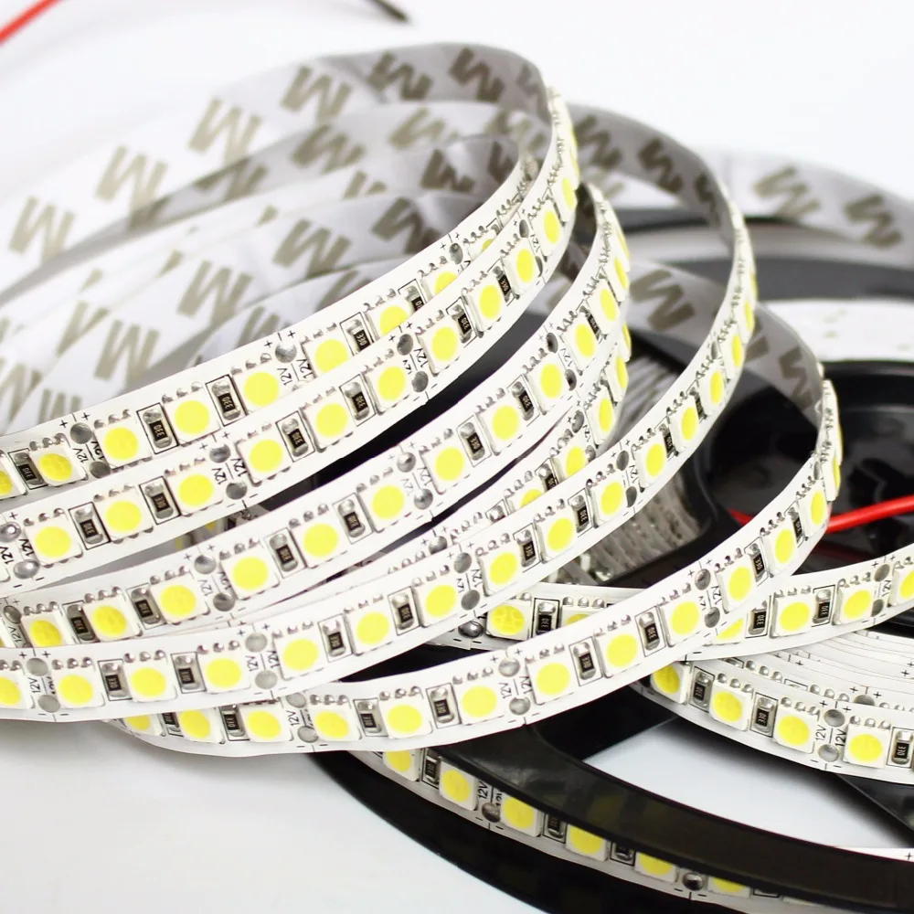 

DC12V not waterproof brightness Fiexible LED Strip SMD4040 120Led/M WarmWhite/White 5m 600LEDS/Roll LED tape for home garden