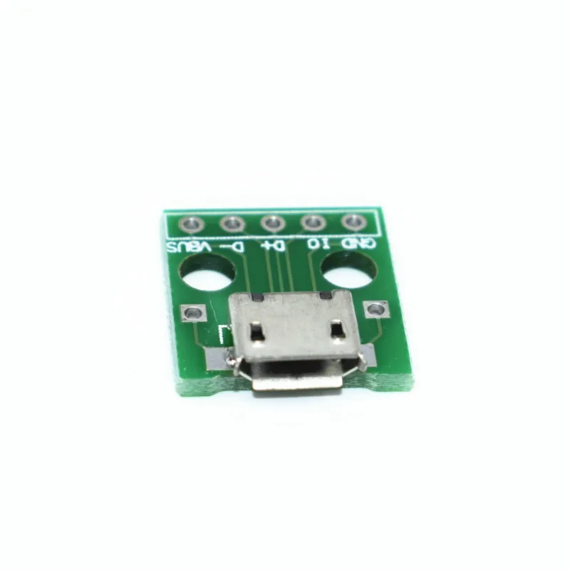 MICRO USB к адаптеру DIP 5pin разъем типа b PCB конвертер