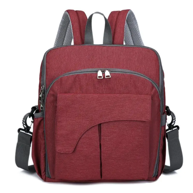 

High Quality Maternity Bag Multi-function Diaper Bag Backpack Nappy Baby Bag with Stroller Straps 2019 Fashion Women Backpacks