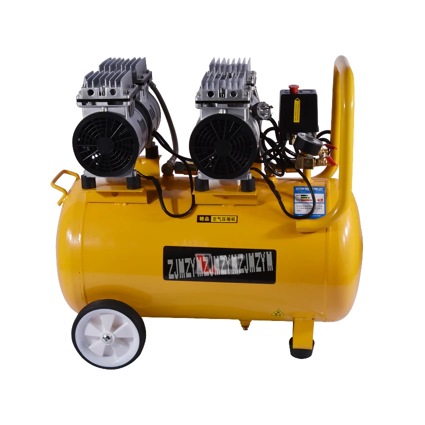 

1piece Hight quality 50L Electric air compressor 1200W ,without oil air compressor ,0.067m3/min