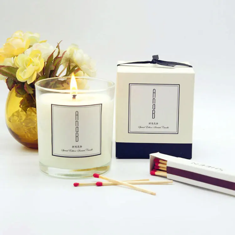 Scented Luxurious Candles Rose Cherrytea 100 Soy Wax Fancy Gift Home