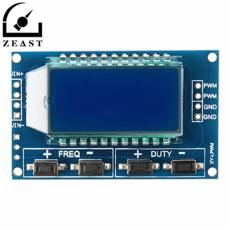 

1Hz-150Khz 3.3V-30V Signal Generator PWM Pulse Frequency Cycle Adjustable Module LCD Display Board Module