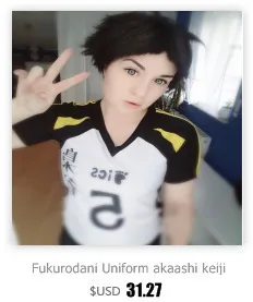 Фукуродани Униформа akaashi keiji Koutarou команда Haikyuu Cosplay костюм Джерси одежда Униформа