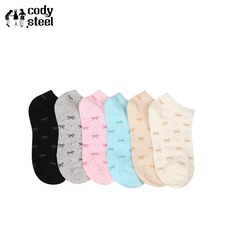 Cody Steel Summer Woman Brand Socks Casual Bowknot Socks Fashion Women