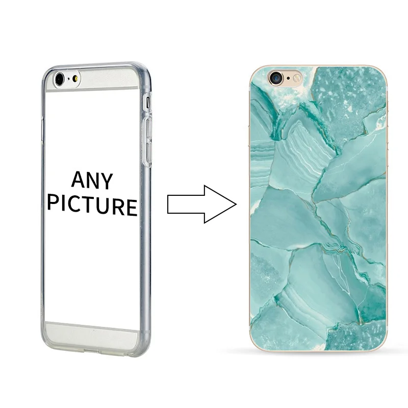 50 pcs Wholesale Marble Pattern Case Customized Personal case for iPhone 8 Painted DIY Colored SOFT TPU Cover For 7 | Мобильные