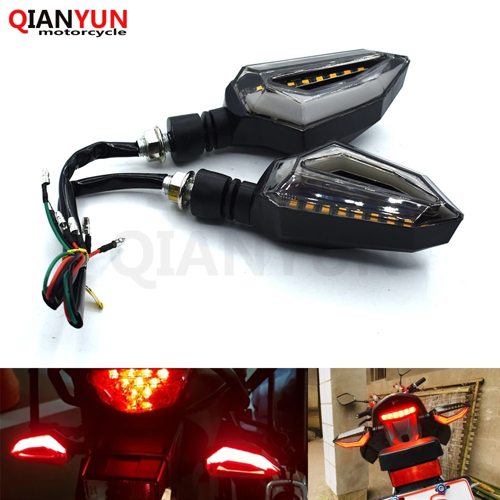 

Universal water flashing LED motorcycle turn signal indicator for Yamaha R1 R6 R125 R15 FZ16 FZ1 MT09 MT07 FZ6 XJR1300