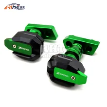 New style Motorcycle Aluminum Green Motorbike Left and Right Frame Sliders Anti Crash Protector for KAWASAKI Z800 2013 2014 2015
