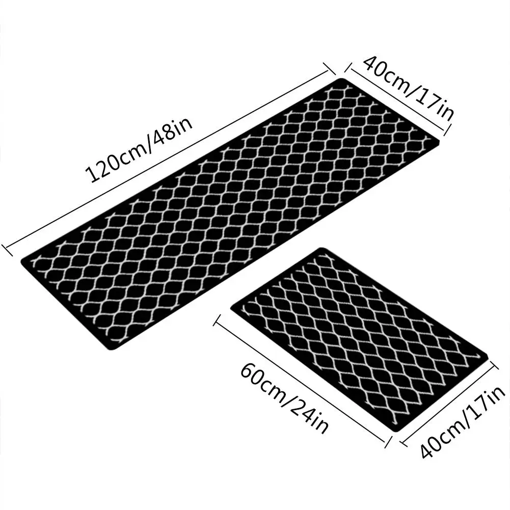 2 шт., микрофибра, нескользящий мягкий кухонный коврик, коврик для ванной, коврик для двери, бегунок, набор ковриков, домашний дом, аксессуары для ванной комнаты