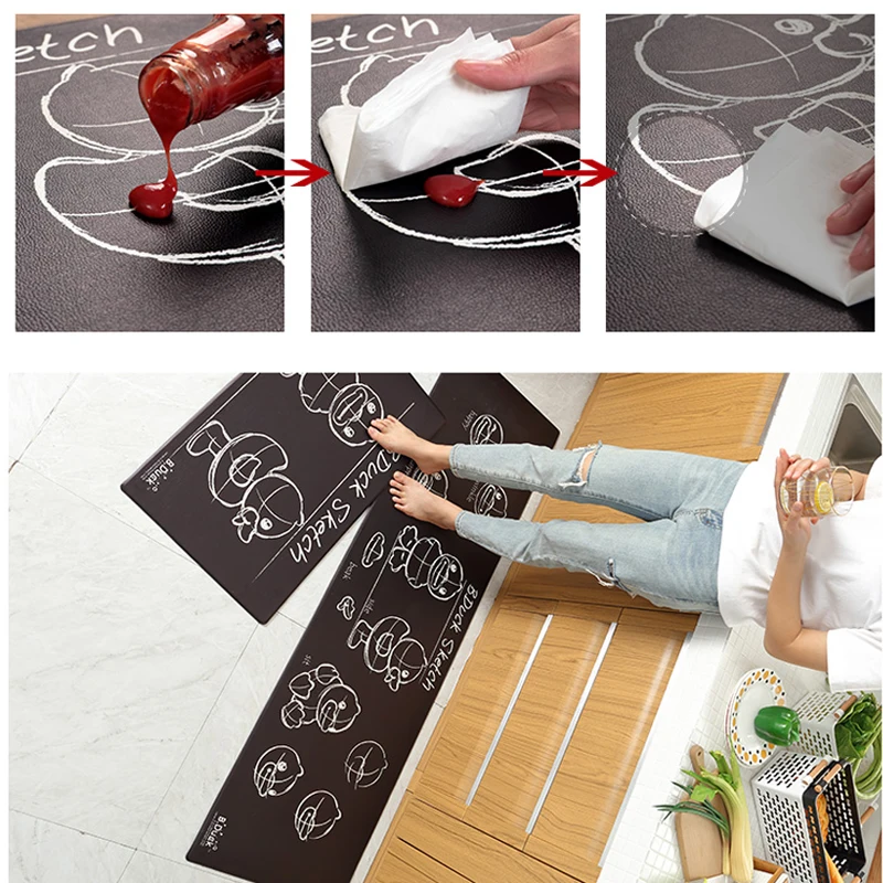 Best Anti Fatigue Mattress Kitchen Mat Skid Resistant Floor Mat Multi Size Living Room Floor Bedroom