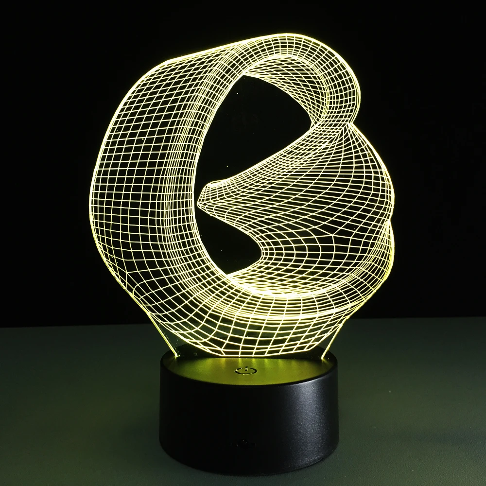 Creative 3D Abstract  Illusion Lamp 4