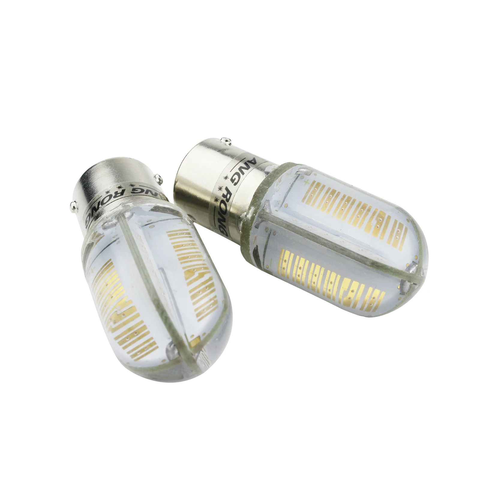 ANGRONG 2x BAU15s PY21W RY10W COB 8W Янтарный светодиодный индикатор поворота лампы