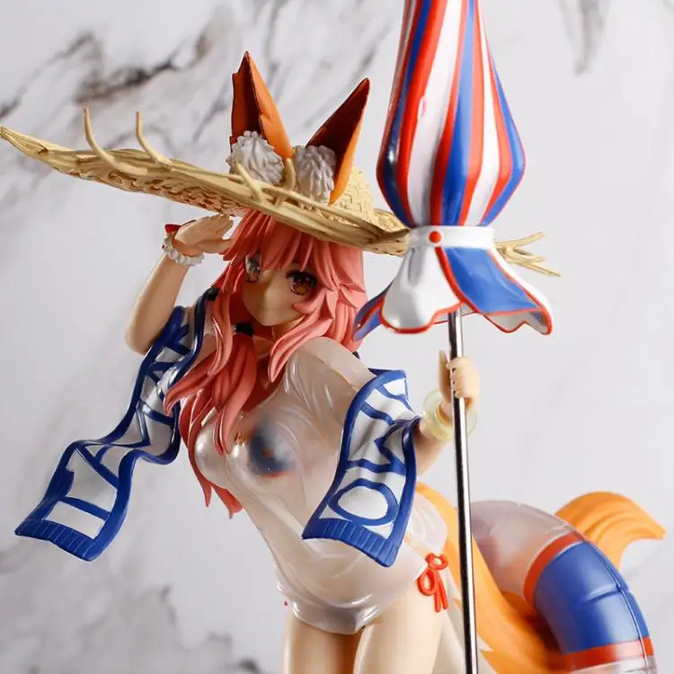 Аниме Fate/Grand Order Fgo сексуальный Лисичка жена купальник Tamamo No Mae 5 звезд Кастер ПВХ Действие игрушечная фигурка модель для взрослых Brinquedo