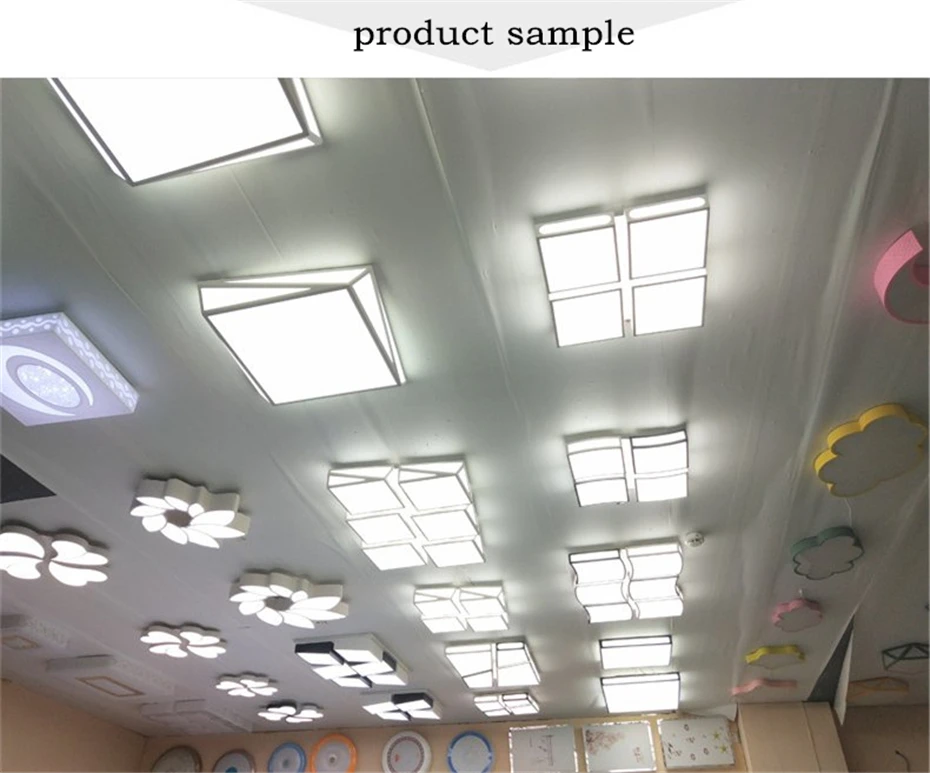 Lâmpada do Quarto Simples Geométrica Praça Led Teto Lâmpada da Cozinha da Moderno Preto e branco Lamparas Techo Restaurante Luminária Casa 13 Cozinha Da Lâmpada Do Quarto moderno Preto
