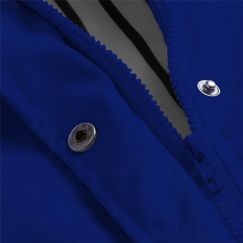 Women Jacket Fashion Cloth Casual Coat Solid Rain Jacket Outdoor Plus Waterproof Hooded Raincoat Windproof Outwear #FS#4OT25 (49)