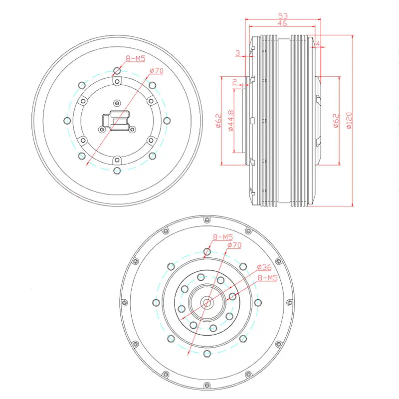 GB/PM120 с высоким крутящим моментом BLCD gimbal PMSM moto механическая рука робота большая камера ток moto r joint активатор привода робототехники diy