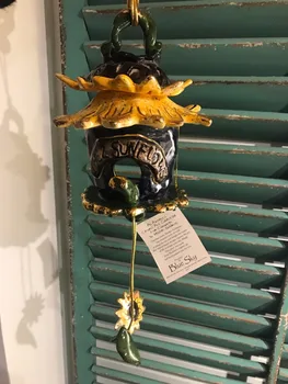 

American Style Hanging Sunflower Candle Holder Beautiful Night Light Special Birthday Gifts Balcony Decoration