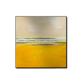 

MYT Handmade Yellow Color Oil Painting Wall Picture New Modern Artwork Design Oil Painting Unframed Wall Art Canvas Home Decor
