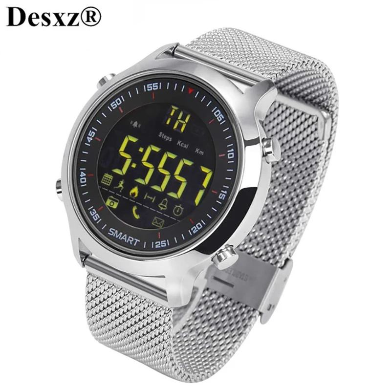 

Bluetooth Smart Watch Sport Waterprooaf pedometers Message Reminder Outdoor swimming smartwatch for ios Android phone men EX18