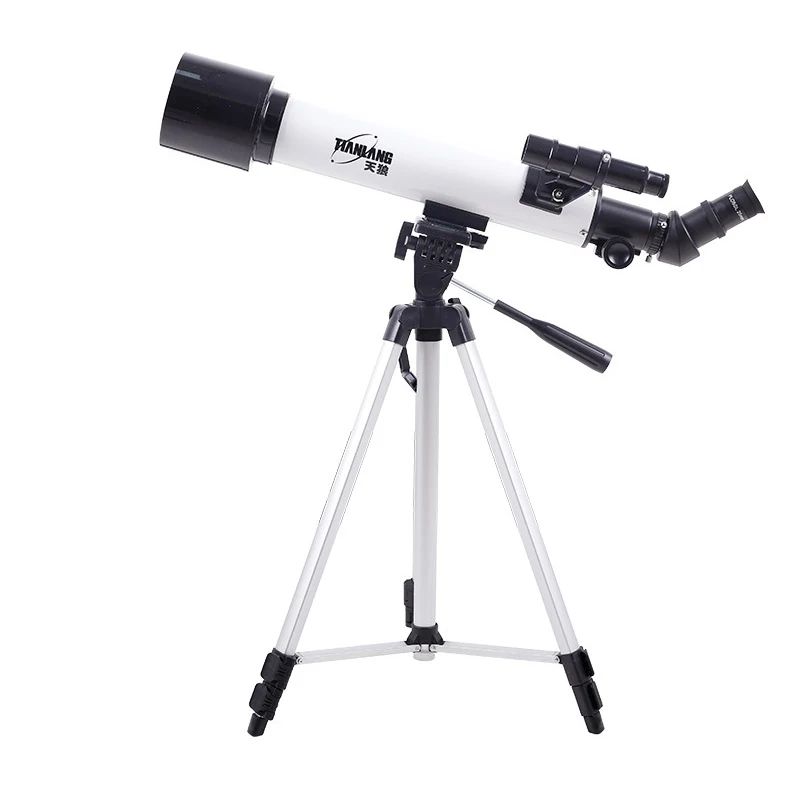 

Professional HD 250 Times Astronomical Refractive Monocular Telescope F60500 with Portable Tripod & Bag for Astronomy Observing