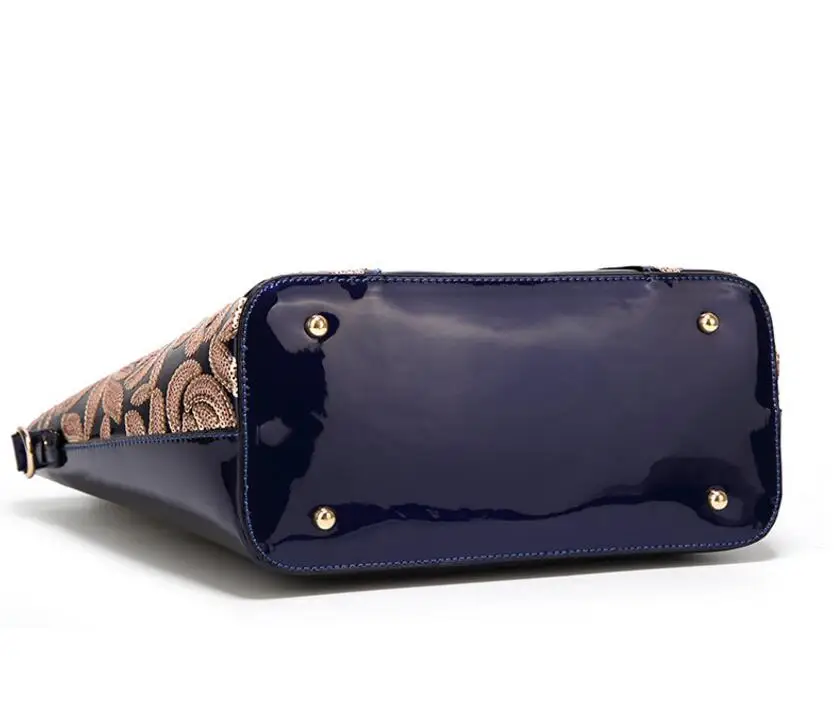 Модные дизайнерские женские кожаные сумки высокого качества из лакированной