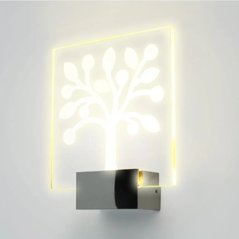 

Modern Wall Light Led Sconce Indoor Mirror Light Loft Led Wall Lamp Appliques Luminaires Murales Acrylic Lighting