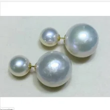 pair of huge 7-11mm south sea white pearl earring 1