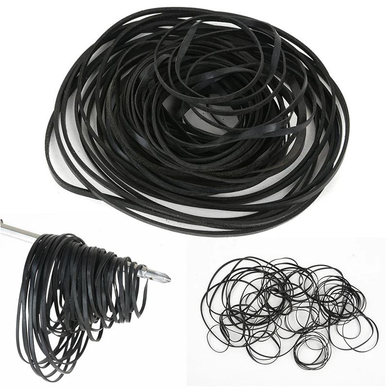 Mayitr 40-50pcs/pack Universal 40-135mm Mix Cassette Tape Belts Flat type Generic Machine Belt for Assorted Repair