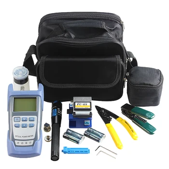 

01 type optical power meter cold tools set combination of fiber cleaver 5KM visual fault locator Ftth stripper