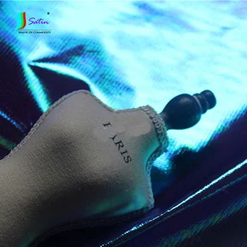 

Laser Symphony Blue Fabric Discoloration Stage Creative Costume Fashion Clothing Designer Background Decoration Fabrics A0322F