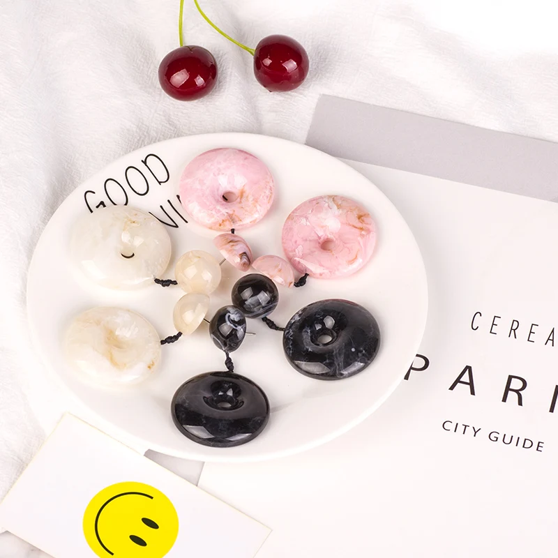 Trendy Drop Fashion Resin Earrings for Women 2018 Statement Long Round Geometric Acrylic Dangling Elegant Earring Female Jewelry (3)