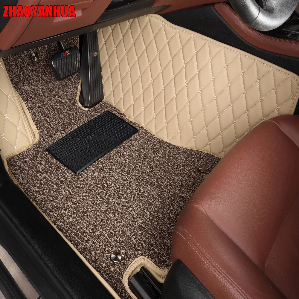 ZHAOYANHUA car floor mats made for Toyota Hilux 5D full cover case car