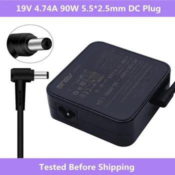 

19V 4.74A 90W 5.5*2.5mm AC Adapter Power Charger For Aus A52F A53E A53S A53U A55A A55VD D550CA D550M D550MAV F555LA K501 Laptop
