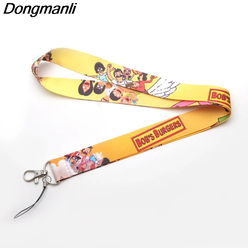 Bob Bob/'s Burgers Lanyard Keychain Cartoons Tina Linda Louise Gene