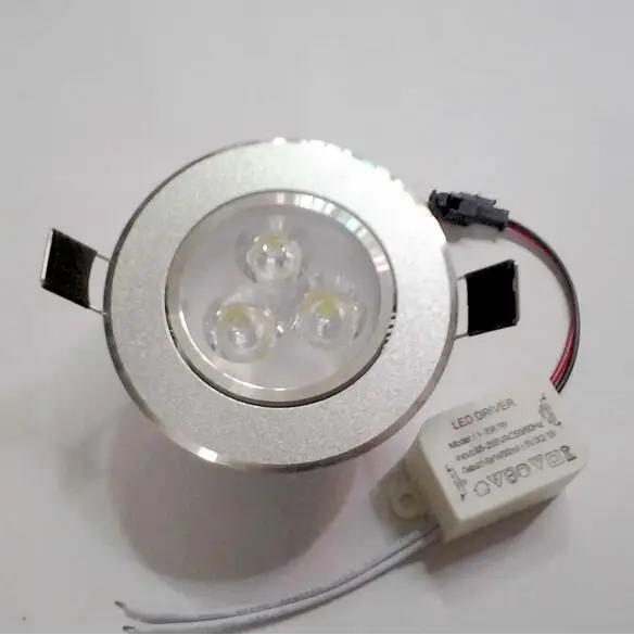 9 Вт светодиодный Люстра с Мощность драйвер AC85V 110 V 265 V Водонепроницаемый скрытый Точечный светильник для дома внутреннего освещения