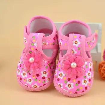 LONSANT premier marcheur bébé chaussures 2017 bébé fleur bottes doux berceau chaussures de haute qualité livraison directe en gros