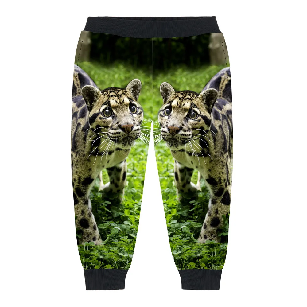 Kids Boys girls Pants Trousers Knit Elastic waist Boys Clothes animal