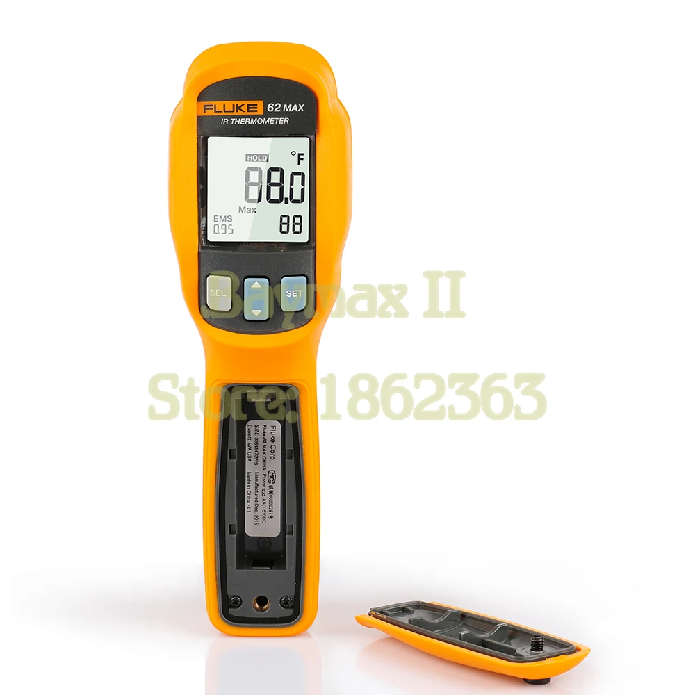 Водонепроницаемый/пылезащитный инфракрасный термометр Fluke 62 MAX IP54 30 500C( 20 ~ 932F) с ЖК