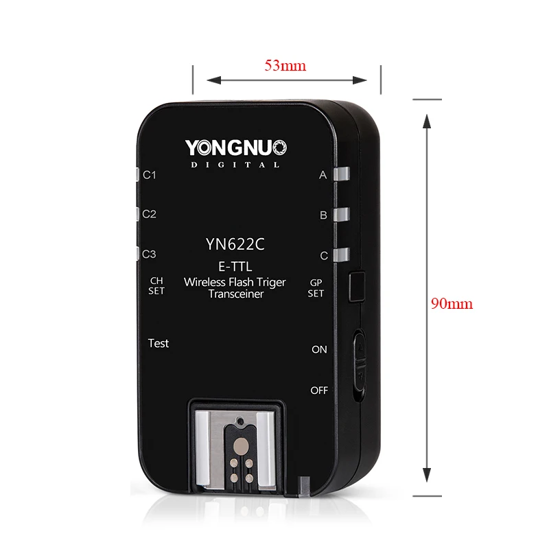 Беспроводная YONGNUO E-TTL триггером вспышки YN622C-KIT контроллера передатчика YN622C-TX+ YN622C приемопередатчик для Canon YN600EX-RTII