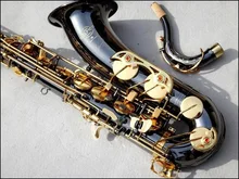 French Selmer 54 B Tenor Saxophone Top Musical Instrument Saxe Wear-resistant PlBlack Nickel ated Gold Professional Sax